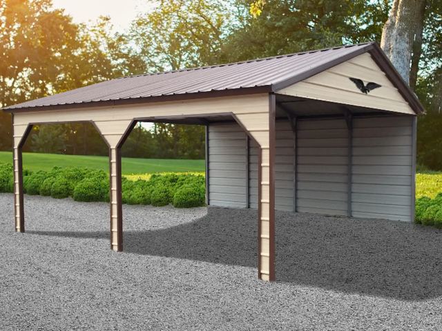 Eagle Carports vertical-roof metal carport